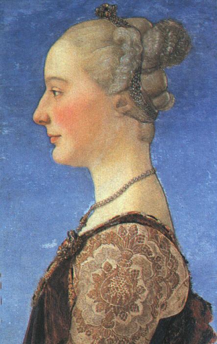 Antonio Pollaiuolo Portrait of a Young Woman 02